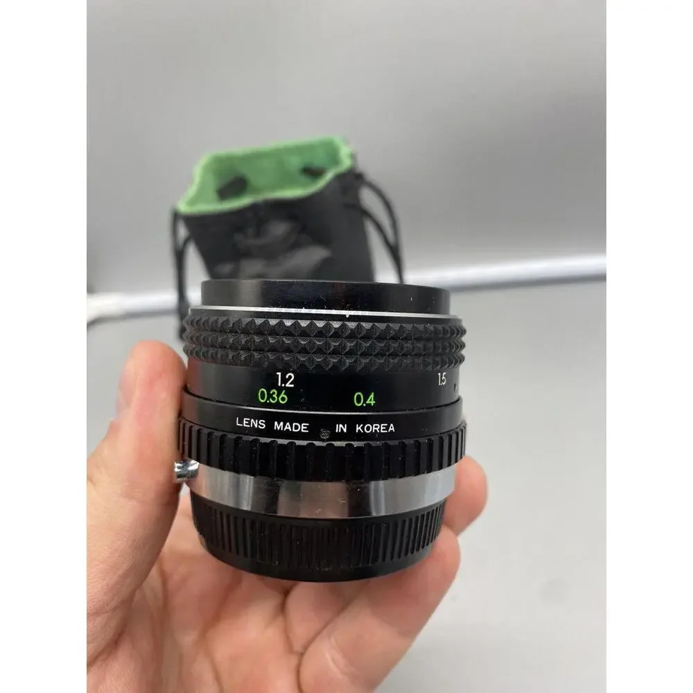 Lot Of 2 Star-D 1:2.8 28mm Camera Lens Optics Coated 901474 and 910407